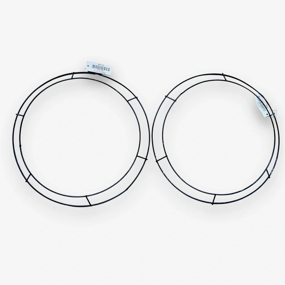 13” Round Metal Wire Wreath Ring Frame DIY Arts & Crafts Floral Wreaths & Decor